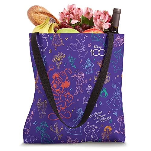 Disney 100 Years of Music and Wonder Musical Friends D100 Tote Bag