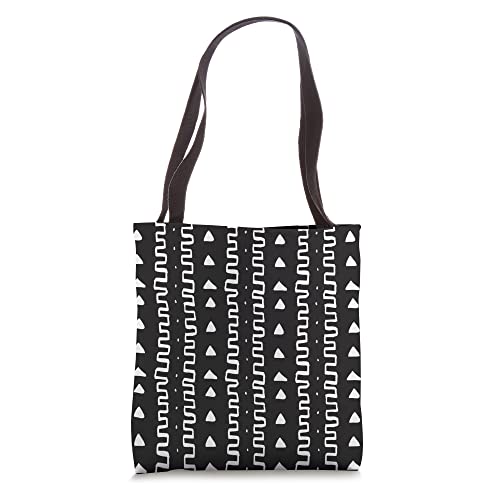 African Mud Cloth Print Bogolan Style 012 Tote Bag