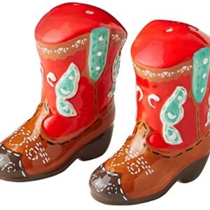 The Pioneer Woman Western Boots Salt and Pepper Shakers Set