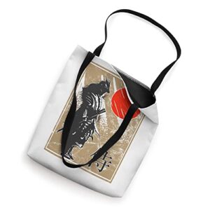 Japanese Warrior Samurai Tote Bag