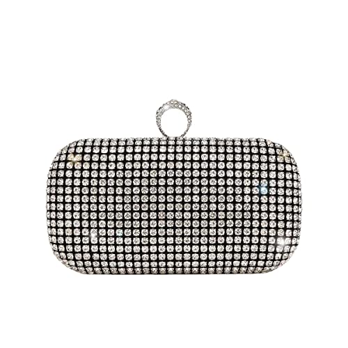 Gets Clutch Purse for Women Rhinestone Evening Clutch Purses for Wedding Bridal Party with Chain Crossbody Bags