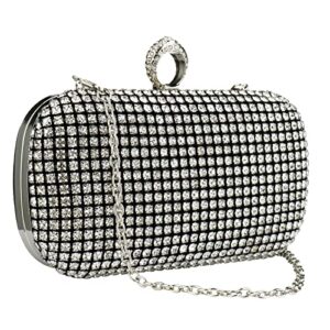 Gets Clutch Purse for Women Rhinestone Evening Clutch Purses for Wedding Bridal Party with Chain Crossbody Bags