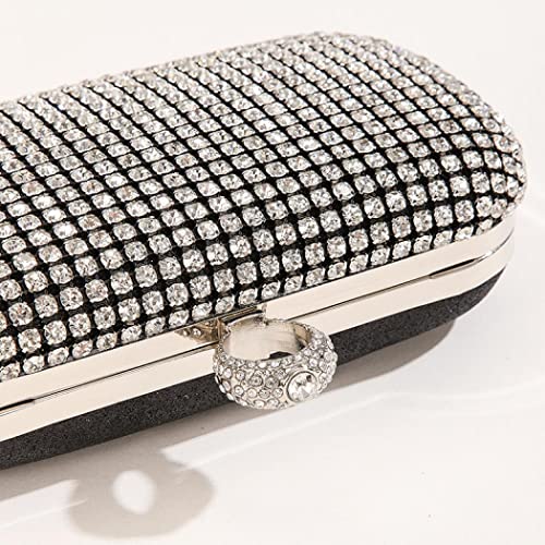 Gets Clutch Purse for Women Rhinestone Evening Clutch Purses for Wedding Bridal Party with Chain Crossbody Bags