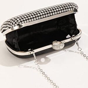 Gets Clutch Purse for Women Rhinestone Evening Clutch Purses for Wedding Bridal Party with Chain Crossbody Bags