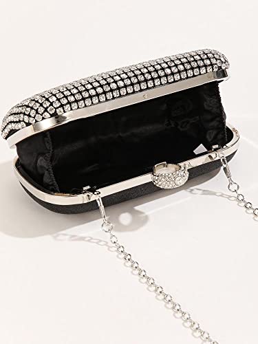 Gets Clutch Purse for Women Rhinestone Evening Clutch Purses for Wedding Bridal Party with Chain Crossbody Bags