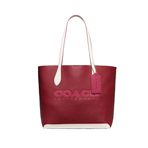 COACH Women's Kia Tote In Colorblock (Cherry Multi)