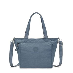 kipling new shopper small tote bag brush blue