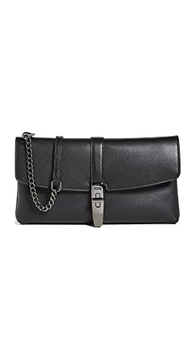 TUMI Women's Lisbon Crossbody Clutch, Black, One Size