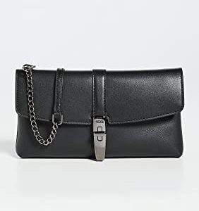 TUMI Women's Lisbon Crossbody Clutch, Black, One Size