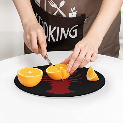 Lobster Cutting Board Tempered Glass Chopping Board for Kitchen Hotel