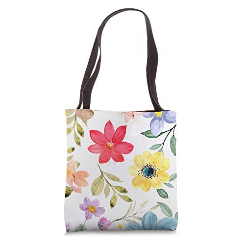 Floral Frenzy Tote Bag