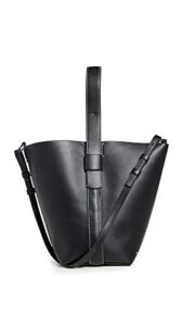 proenza schouler white label women’s sullivan leather bag, black, one size