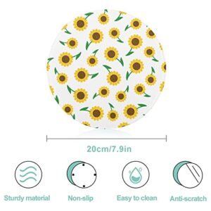 Sunflower Flowers Cutting Board Tempered Glass Chopping Board for Kitchen Hotel