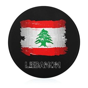 Flag of Lebanon Cutting Board Tempered Glass Chopping Board for Kitchen Hotel