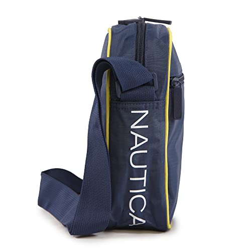 Nautica Unisex's Shoulder Bag, Navy Yellow