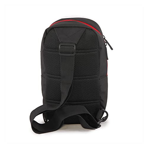 Nautica Unisex's Sling Shoulder Bag, Black RED