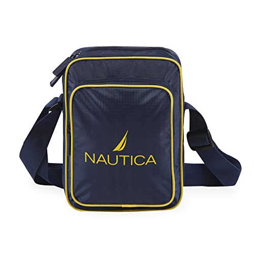 Nautica Unisex's Shoulder Bag, Navy Yellow