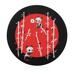 zombie pandas cutting board tempered glass chopping board for kitchen hotel