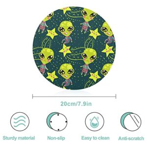 Alien Stars Cutting Board Tempered Glass Chopping Board for Kitchen Hotel