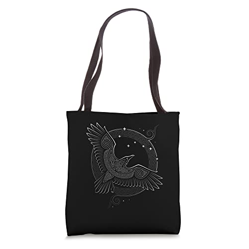 Viking Celtic Huginn & Muninn - Odin's Ravens Viking Tote Bag