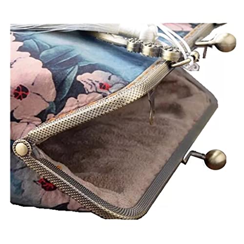 DANN Women's Vintage Shoulder Bag Women's Wedding Purse Flower Handbag Cross Bag