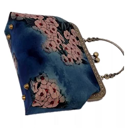 DANN Women's Vintage Shoulder Bag Women's Wedding Purse Flower Handbag Cross Bag