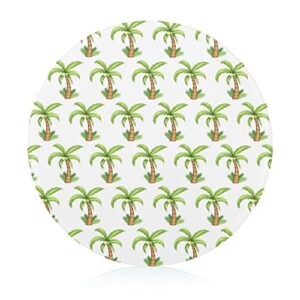 tropic palm trees cutting board tempered glass chopping board for kitchen hotel