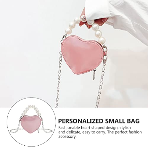 CALLARON Heart Shape Purse Heart Crossbody Bag Heart Shaped Handbag Small Clutch