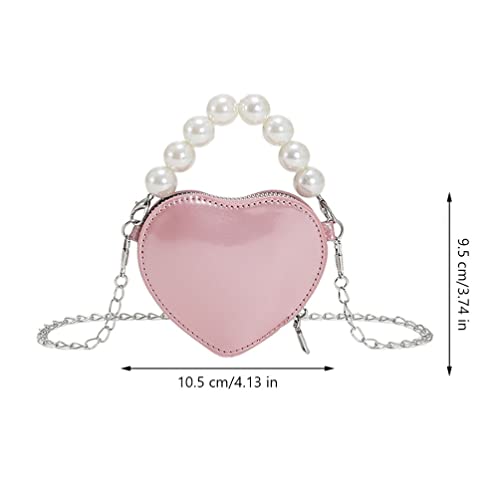 CALLARON Heart Shape Purse Heart Crossbody Bag Heart Shaped Handbag Small Clutch