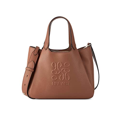 NINE WEST Emmaline Small Shopper, Saddle TAN