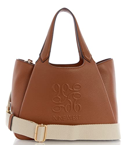 NINE WEST Emmaline Small Shopper, Saddle TAN