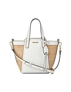 nine west jenae mini elite tote, white