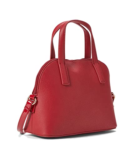 Tommy Hilfiger Marissa II Convertible Satchel with Gifting Hangtag Pebble PVC Tommy Red One Size