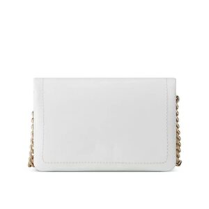 NINE WEST Emmaline Mini Crossbody Flap, Optic White