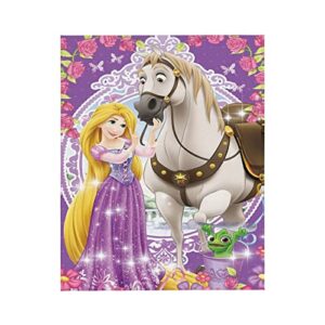 Cediyus Anime Princess Flannel Blanket - Cartoon Blanket Lightweight, Plush and Perfect for Girls and Women - 50"X40" All-Season Throw Blanket (40"x50")