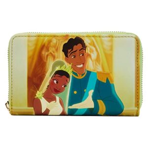 the princess and the frog princess scene zip around wallet