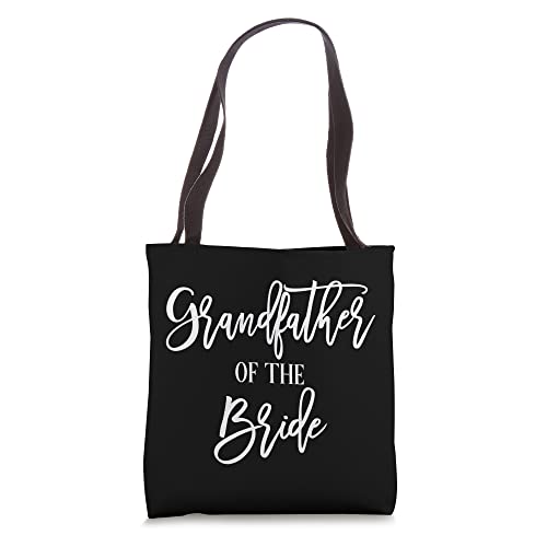 Matching Family Wedding Grandfather Of The Bride Marriage Tote Bag