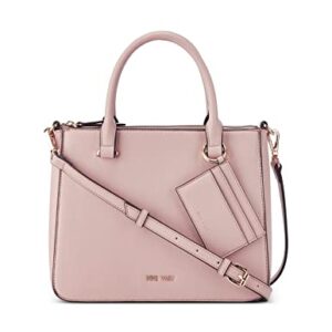 NINE WEST LUCIANNE Jet Set Satchel, Pale Pink