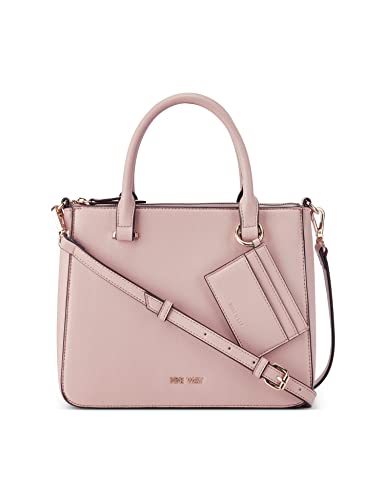 NINE WEST LUCIANNE Jet Set Satchel, Pale Pink