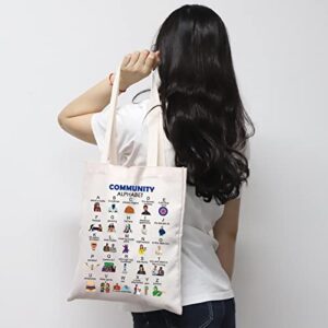 MNIGIU Community TV Show Inspired Gift Community Tote Bag Community Merchandise Community Fans Gift (Shopping Bag)