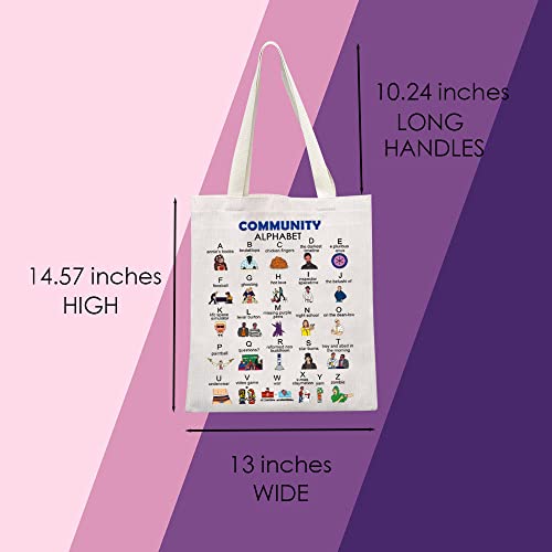 MNIGIU Community TV Show Inspired Gift Community Tote Bag Community Merchandise Community Fans Gift (Shopping Bag)