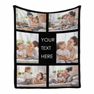 interestprint custom photo blanket gifts for daughter mom, memory personalized blanket with picture birthday mothers day valentine wedding gift for her him wife husband friend friend, 30 x 40 inches