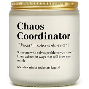 Chaos Coordinator Gifts - Boss Lady Gifts for Women on Boss Day Birthday Christmas Mother's Day Fathers Day Valentines Thank You Gifts for Manager Office Coworkers Mom Dad Teacher Friend Men Her Him