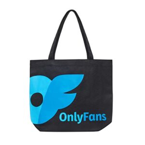onlyfans canvas tote bag (black)