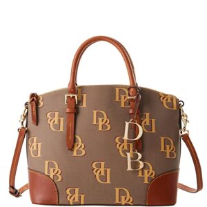 dooney & bourke monogram domed satchel