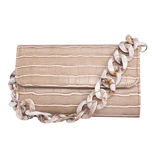 ALOLBAG Evening Clutch Purses for Women Clearance Evening Bags and Clutches Evening Purses and Handbags (Nude)