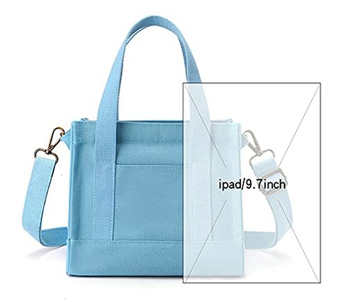 Tote Bag Women Canvas Handbag Hobo Crossbody Bag for Women Canvas Shoulder Bag Purse Mini Tote