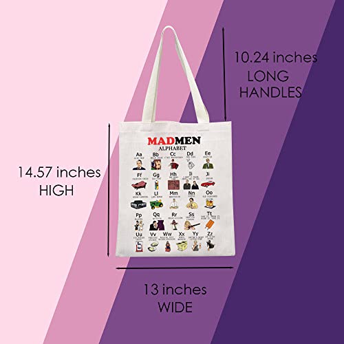 Mad Men TV Show Inspired Gift Madmen Fan Gift Madmen Tote Bag Madmen TV Series (Shopping bag)
