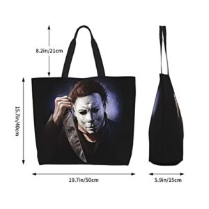 Michael Horror Myers Women's Shoulder Bags Purse Lightweight Satchel Handbags Casual Messenger Tote Bag