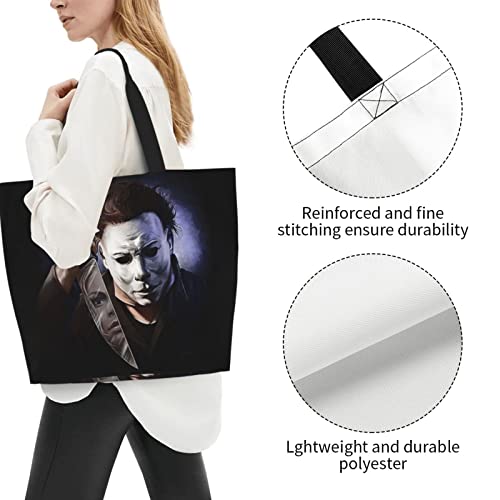 Michael Horror Myers Women's Shoulder Bags Purse Lightweight Satchel Handbags Casual Messenger Tote Bag